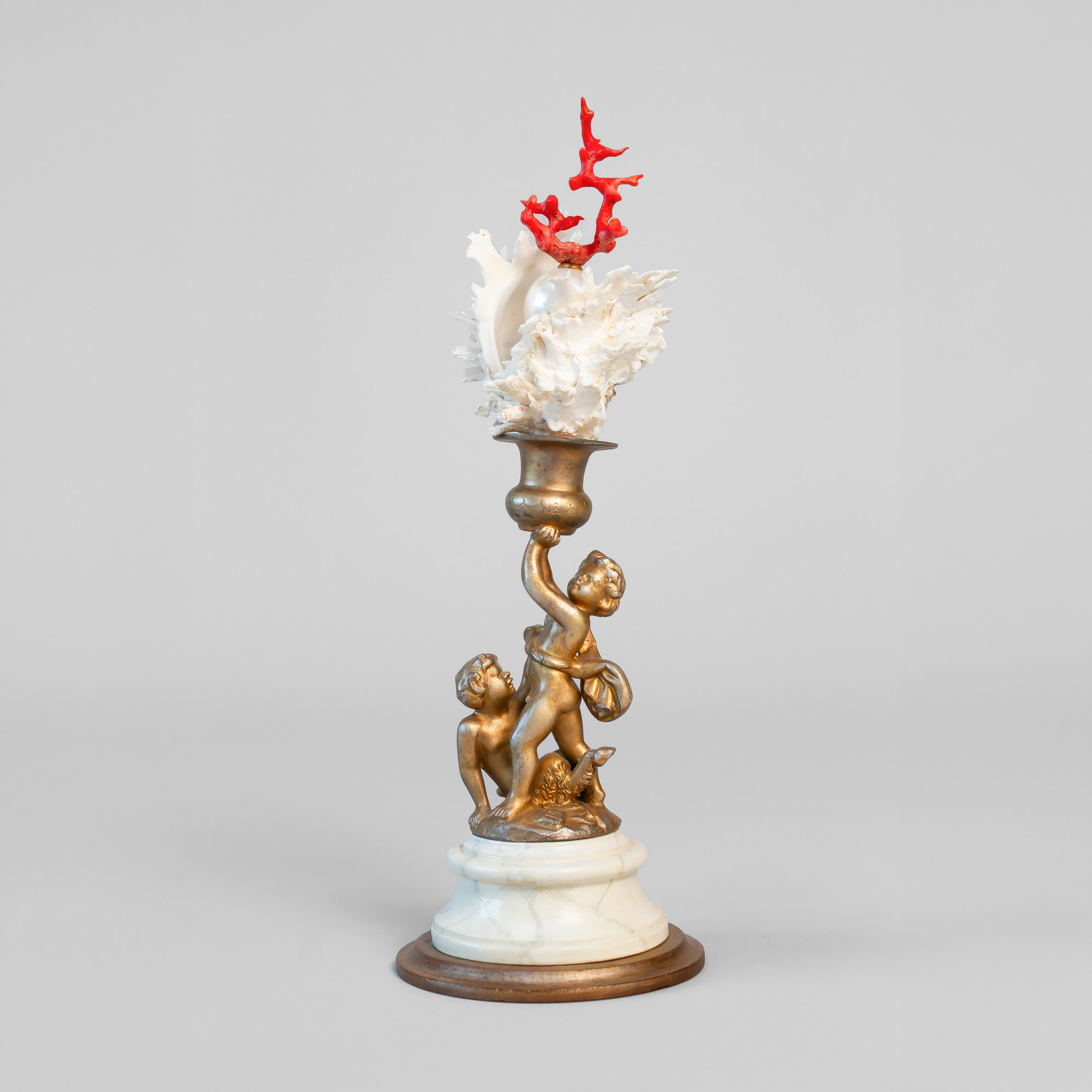 Putto und Faun mit Koralle